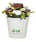 The Baby Bunch Thanks A Bunch Garden Bucket - Celery/Pink