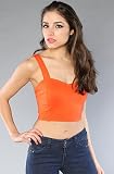 Motel The Lolita Top in Tomato,Tops (Sleeveless) for Women