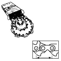 Oregon Chain Saw Chain - 3/8in. Pitch, 12in. Loop