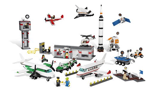 411KReZKKJL LEGO SPACE & AIRPORT SET