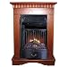 ProCom Heritage Cherry 20,000 BTU Dual Fuel Fireplace System T-Stat Remote