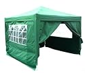 Quictent Heavy duty 10' x 10' Easy Set Pop Up Party Tent Canopy Gazebo Green