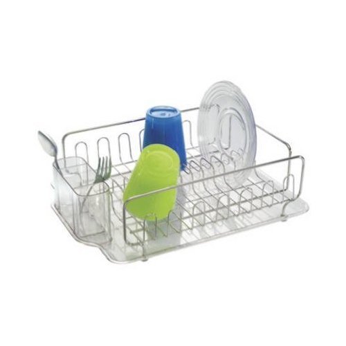 interDesign 68980 Forma Series Stainless Steel Lupe Drainer