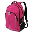 SwissGear Laptop Computer Backpack with Secure Velcro Closure SA3192 (Pink/Black) Fits Most 15 Inch Laptops