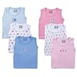 Luvable Friends Sleeveless Tee Tops, 3 Pack, Pink