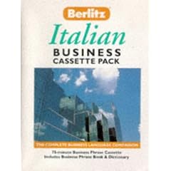 Italian Berlitz Business Cassette Pack (Berlitz Business Phrase Book & Dictionary