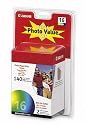 CANON Photo Value Pack (9818A007) 2 BCI-16 Color Ink Tanks with 140 Sheets of 4x6 Glossy Photo Paper