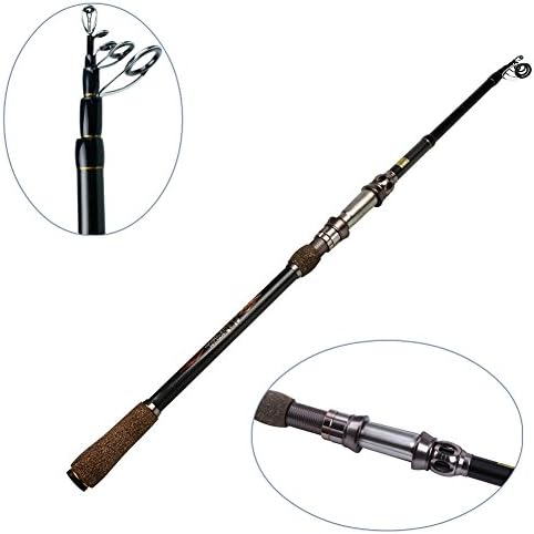 Actman Top Quality Fishing Rod 1.8M 2.1M 2.4M 2.7M Carbon Telescopic Fishing Rods Spinning For Saltwater Freshwater Fishing
