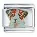 beagle49 - Beagle Puppy White Autumn Fashion Jewelry Italian Charm