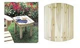 Outdoor Living : White Cedar Adirondack Side Table