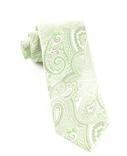 100% Silk Woven Apple Paisley Tie