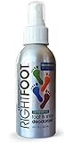 #1 Most Effective Foot & Shoe Deodorant Spray - All Natural and 100% Safe For All Shoes & Feet - Fresh Peppermint & Tea Tree Deodorizer Destroys Odor & Bacteria Immediately!