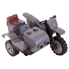 Motorcycle with Sidecar - LEGO Indiana Jones Minifigure Vehicle