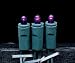 Set of 90 Purple Micro Christmas Lights With Green Wire - 8 functions #727106