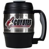 NHL Phoenix Coyotes 52-Ounce Stainless Steel Macho Travel Mug with Bottle Opener