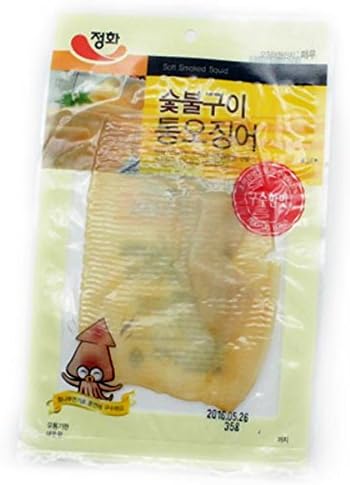 [KFM] Korean Food Korea Fire Grilled Squid 55g x 5 숯불구이 통 오징어 55g x 5봉