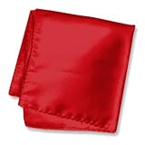 Men's 16 Inch Silk Pocket Square by Elite Solid in Your Choice of Colors