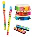Colorful Child-Friendly Wooden Harmonica, in Red