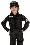 Kids SWAT Police Boys Cops Outfit Halloween Costume