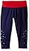 Jacques Moret Girl's USA Gym Champ Fitted Capri Pant