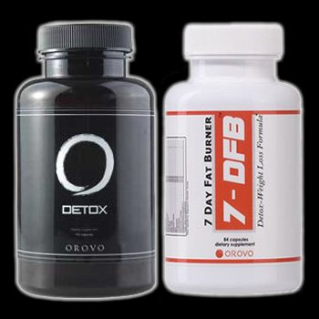 OROVO DETOX + 7-DFB - NEW COMBO DIET PILL FOR 4 WEEKS