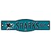 WinCraft NHL San Jose Sharks Sign, 4.5 x 17-Inch