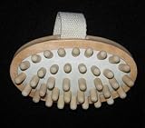 411Kne3VwUL. SL160  WOODEN rubber HAND held CELLULITE Massager BRUSH NEW