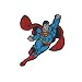 Superman 6,5 cm * 7,8 cm AUFN�HER APPLIKATION B�GELBILD Superheld Comic Clark Kent Patch Man Super M�nner Science Fiction Flicken Figur Lois