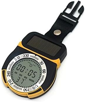 Multifunctional solar electronic altimeter charging digital luminous altitude barometer compass meteorological station