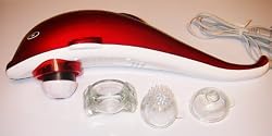Hand Held Massager 3-in-1 Multiple Therapeutic Function: Vibration, Magnetic, Far Infrared Therapy to Aid in Pain and Stress Relief