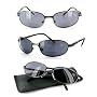 ROADSTER CONTOURS - Reading Sunglasses for people who need to read while they work or play in the sun, +2.00, Gun Metal