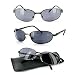 ROADSTER CONTOURS - Reading Sunglasses for people who need to read while they work or play in the sun, +2.00, Gun Metal