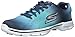 Skechers Women's Go Walk 3-Pulse Walking Shoe, Navy/Aqua, 9 M US