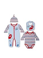 Pitter Patter Baby Gifts Conjunto (Azul)