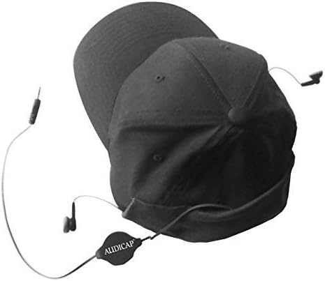 Stretchable Cap with Ear Buds and Retractable Stereo Jack