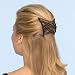 Medium Black Double Comb Hair Clip By Hairzing