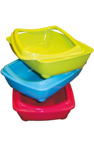 Flamingo 501073 Katzentoilette + Rand Arist-O-Tray Hawai 50 cm Preisvergleich