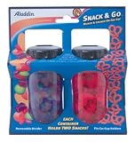 Aladdin Snack & Go Twin Pack - Blue/Red