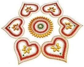 Designer Rangoli Made ON PVC SHEET R8.