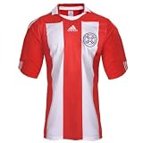 Paraguay Home Jersey (Scarlet, Medium)