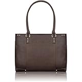 Solo Premium Leather 15.6" Laptop Carryall, Espresso, VTA801-3