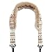 Sheepskin Lined Camera Strap, Naturally Breathable, Soft, Comfortable - Aztec