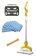 Haan FS-20+ Steam Cleaning Floor Sanitizer, with 6 Microfiber Pads, Sanitizing Tray For carpets, and Short Handle Attachment