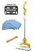 Haan FS-20+ Steam Cleaning Floor Sanitizer, with 6 Microfiber Pads, Sanitizing Tray For carpets, and Short Handle Attachment