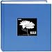 Pioneer Cloth Photo Album with Frame 9-Inch by 9-Inch, Sky Blue
