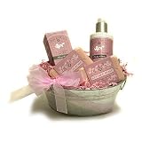 L'Epi de Provence French Soap - Hand Cream - Body Cream Gift Basket - Lychee Rose