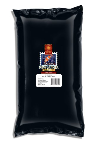 Copper Moon Papua New Guinea Coffee, Dark Roast. Whole Bean, 5-Pound Bag