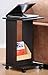 Furinno Mobile Notebook Laptop Cart Caddy Desk - Easy Aseembly, Espresso, 99244