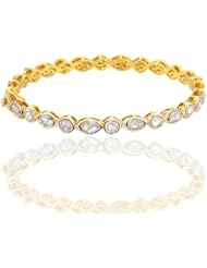 .925 Sterling Silver Bangle,14k Solid Yellow Gold Bangle Diamond Pave Bangle Fashion Bangle Fine Jewelry