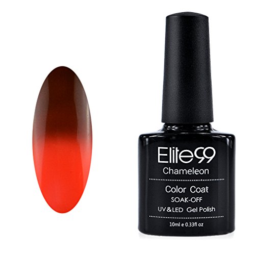 Chameleon Temperature Changing Colour Nail Lacquers Soak Off UV LED Gel Polish Chocolate - Coral Chameleon Temperature Changing Colour Nail Lacquers Soak Off UV LED Gel Polish Chocolate - Coral
